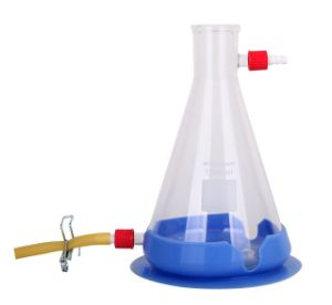 Picture of 167100-15　 Receiver Flask with Drain & Silicone Fixing Sucker 1000 ml