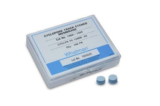 Picture of Cyclopore Polycarbonate Membrane, 5.0 µm pore size, 25 mm circle (100 pcs) 7062-2513