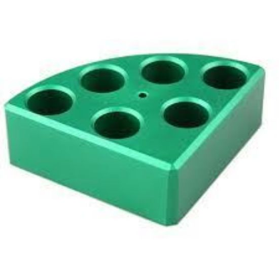 Picture of Green quarter pie 6 holes 8ml Ø 17,8 mm 22002633