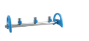 Picture of MultiVac 300, 3 places stainless steel Manifold without funnel adaptor, 180300-00