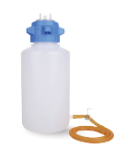 Picture of Heavy Duty PP Waste Bottle 4000ml with draining, Overflow Protection, autoclavable  197200-48